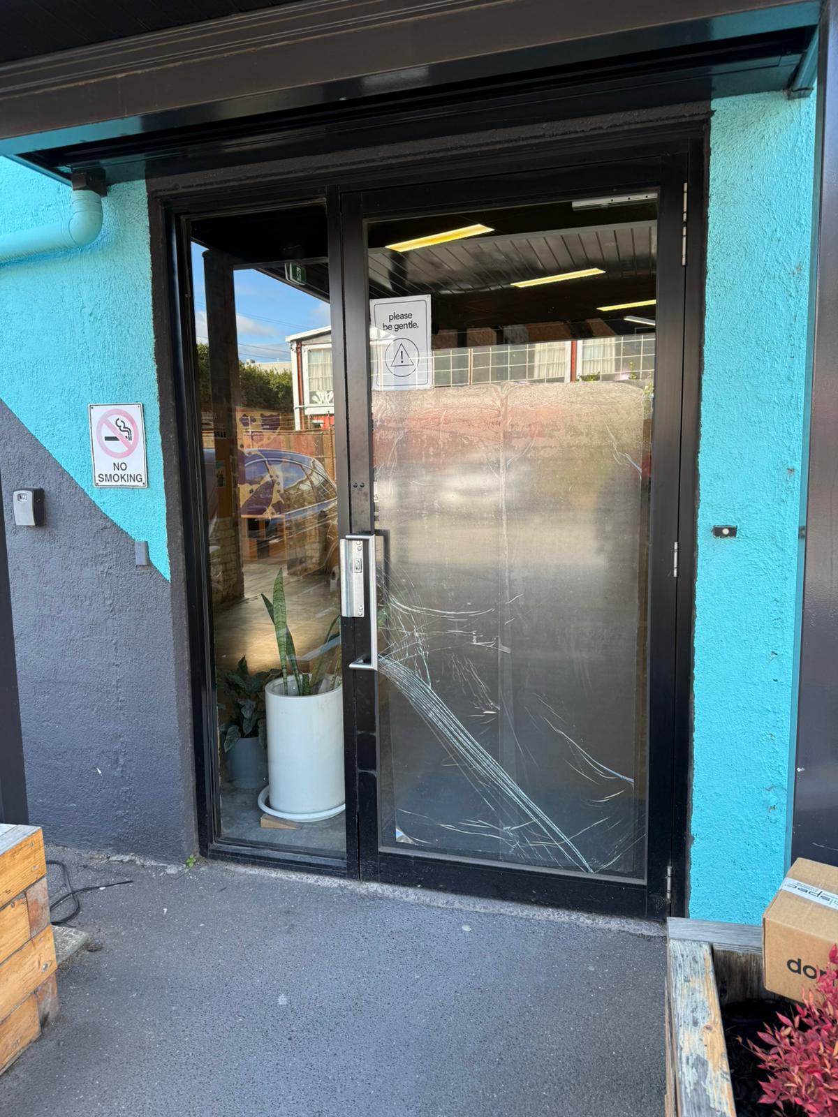 Commercial glass partition installation — Maison Glass & Aluminium Melbourne